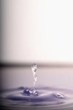 Droplet collision Stock Photos