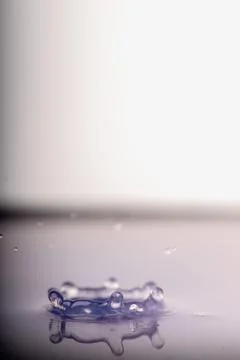 Droplet collision Stock Photos