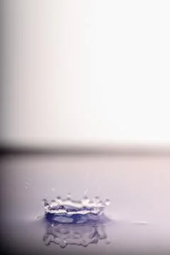Droplet collision Stock Photos