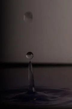 Droplet collision Stock Photos