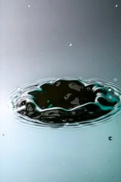 Droplet collision Stock Photos