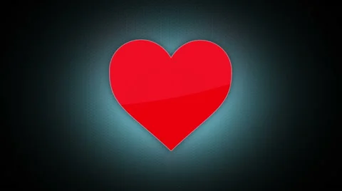 Droplet Red Heart Stock Footage 58317057