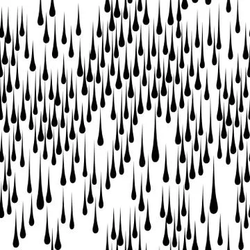 Droplet seamless pattern. Abstract rain drop background Stock Illustration
