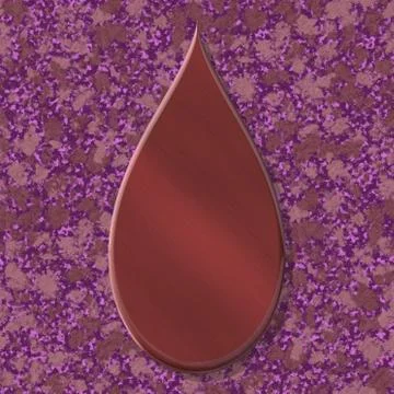 Droplet shape frame with seamless generated texture Stock Illustration