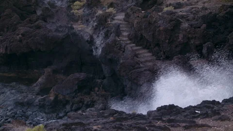 Droplets and Splashes Clear Water of the Sea. Stock Footage 169490736