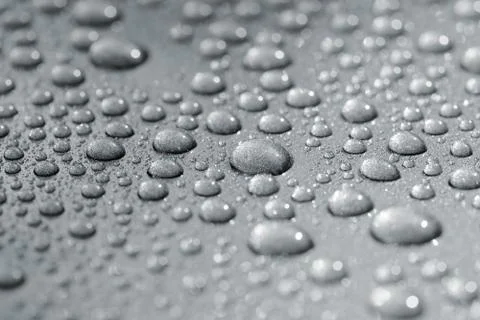 Droplets on car Foto stock