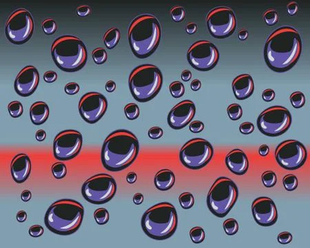 Droplets Stock Illustration