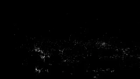 Droplets of rain falling on the surface creating splashes on background Stock Footage 126205045