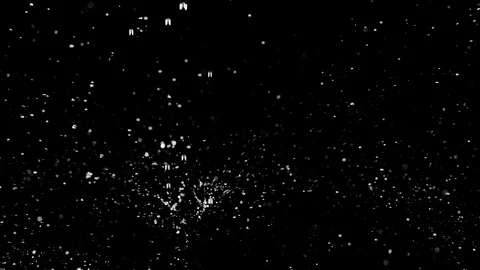 Droplets of rain falling on the surface on an isolated background Stock Footage 126139703