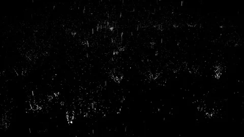 Droplets of rain falling on the surface on an isolated background Stock Footage 126140972