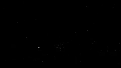 Droplets of rainfall in slow motion creating splashes on surface Video stock 126203493