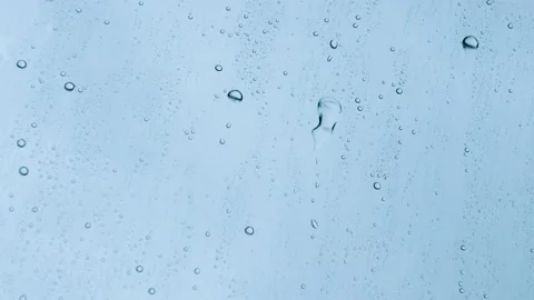 Droplets of water accumulating Stock Footage 236996235