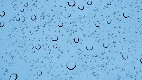 Droplets of water accumulating Stock Footage 237407924