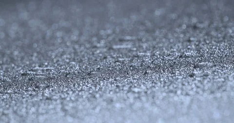 Droplets of Water on Solid Surface Stock Footage 121443103