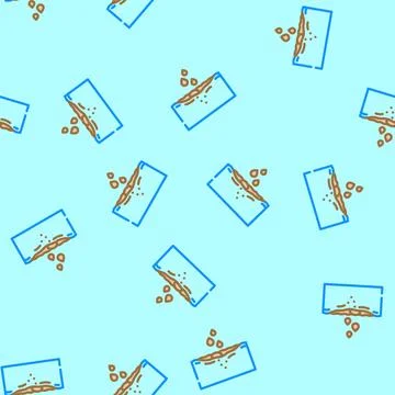 Droplets water vector seamless pattern Stock Illustration