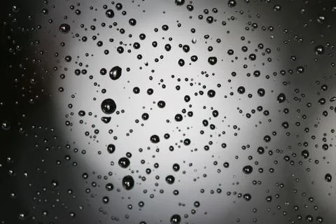 Droplets on the windshield. Foto stock
