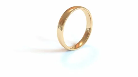 Dropped wedding ring Stock Footage 8573835