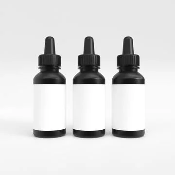 Dropper bottle mockup イラスト素材