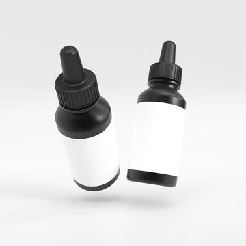 Dropper bottle mockup イラスト素材
