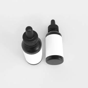 Dropper bottle mockup Stock Illustration