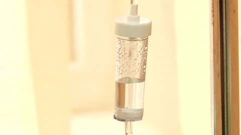 Dropper in the clinic Stock Footage 130793790