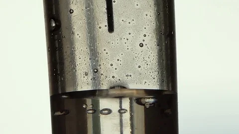 Dropper counter with medication Stock Footage 85040687