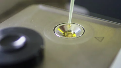 Dropper dropping chemical Stock Footage 295343284