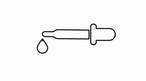 Dropper icon Stock Illustration
