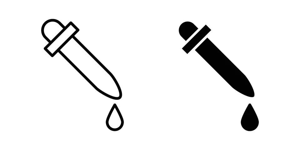 Dropper icon or illustration vector symbols Stock Illustration