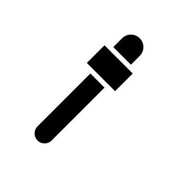 Dropper icon for sampling colors. Concept of color selection, design, and art Stock Illustration