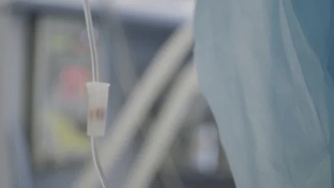 Dropper in the operating room Stock Footage 101478450