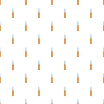 Dropper pipette repeating pattern for science research Stock Illustration