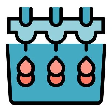 Dropper plotter icon vector flat 스톡 일러스트