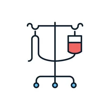 Dropper Stand related vector icon. Stock Illustration