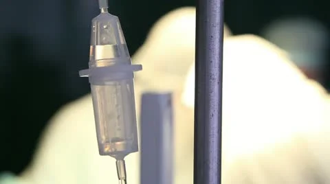 Dropper in a sterile operating during surgery 2 Stock-Footage 21943811