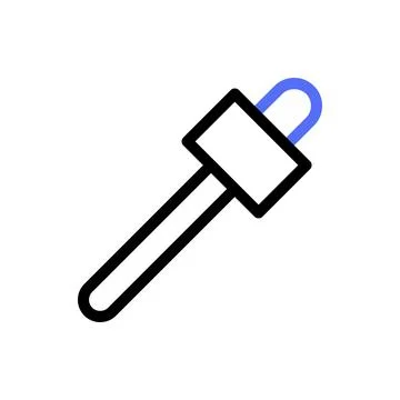 Dropper Tool Icon Vector Illustration Design Ilustração Stock