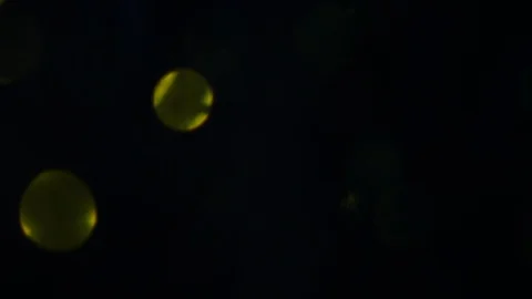 Dropping gold powder into the water Stock Footage 102410512