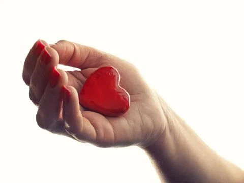 Dropping heart Stock Photos