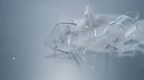 Dropping jar with sugar, Slow Motion Stock Footage 11841616