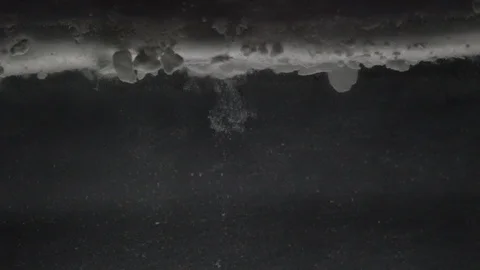 Dropping powder into the water Stock Footage 101602166
