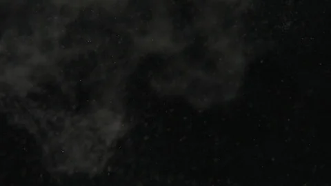 Dropping powder into the water Stock Footage 122103569