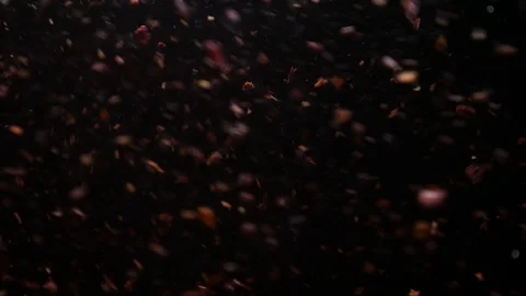 Dropping red ingredient into the water background Stock Footage 102655433