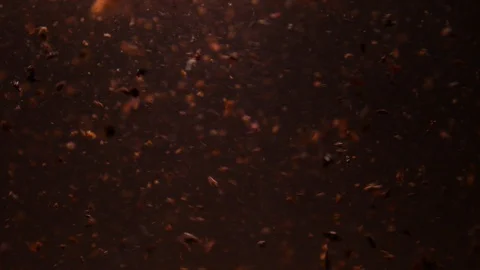 Dropping red ingredient into the water background Stock Footage 102781668