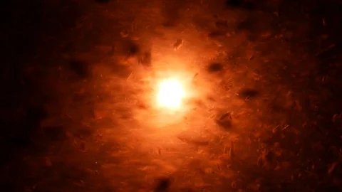 Dropping red ingredient into the water background Stock Footage 104064800