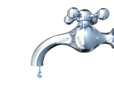 Dropping tap Stock Illustration