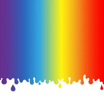 Drops and blots of colored paint, bright painting design Stock Illustration