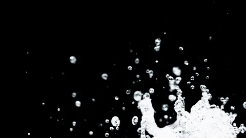 Drops And Splashes Of Water In Slow Motion - 18 Stock Footage 69836556