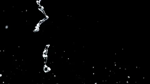 Drops And Splashes Of Water In Slow Motion - 32 Stock Footage 69837281