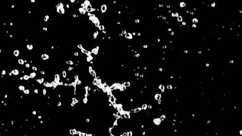 Drops And Splashes Of Water In Slow Motion - 22 Stock-Footage 69837855