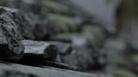 Drops and stones Stock Footage 34760984